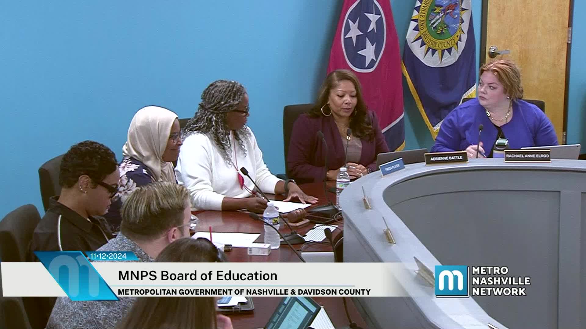 Thumbnail image for MNPS Board of Education November 12, 2024