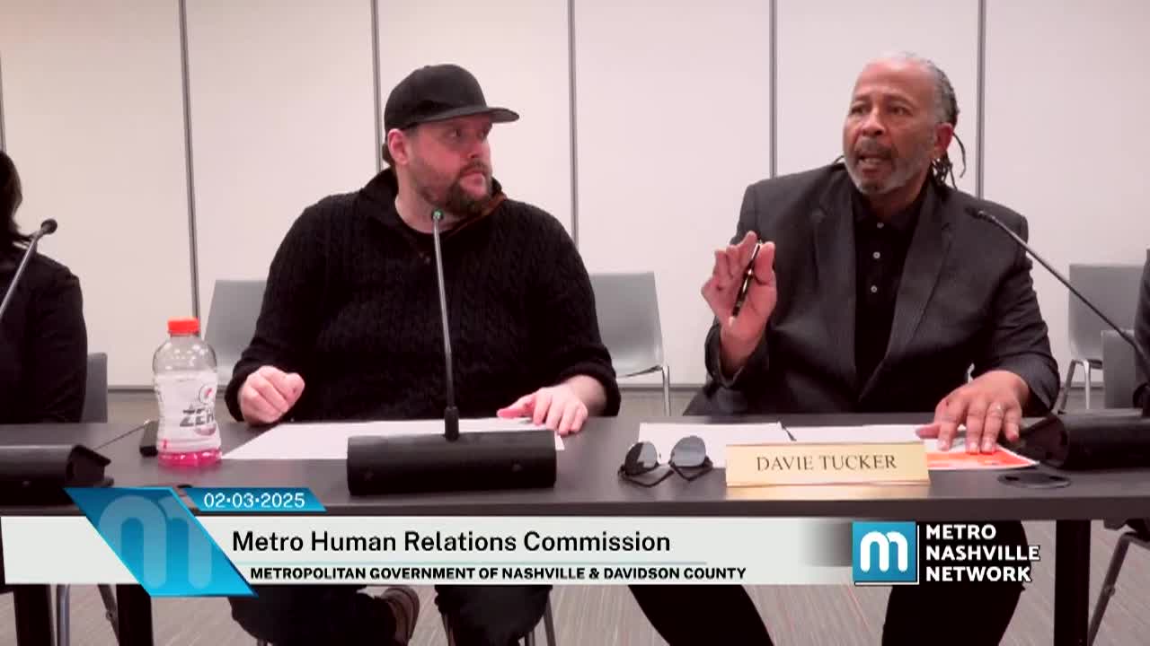 Thumbnail image for Metro Human Relations Commission February 3, 2025