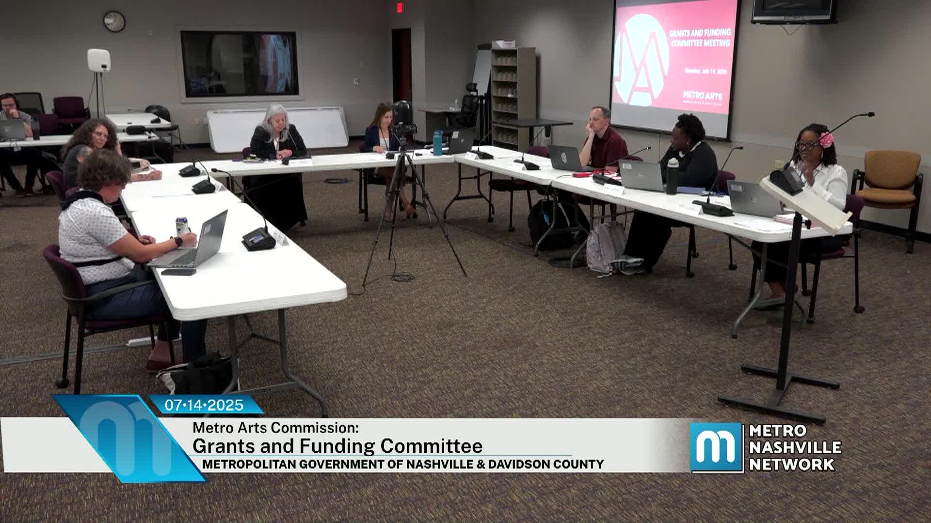 Thumbnail image for Metro Arts Commission: Grants and Funding Committee July 14, 2025