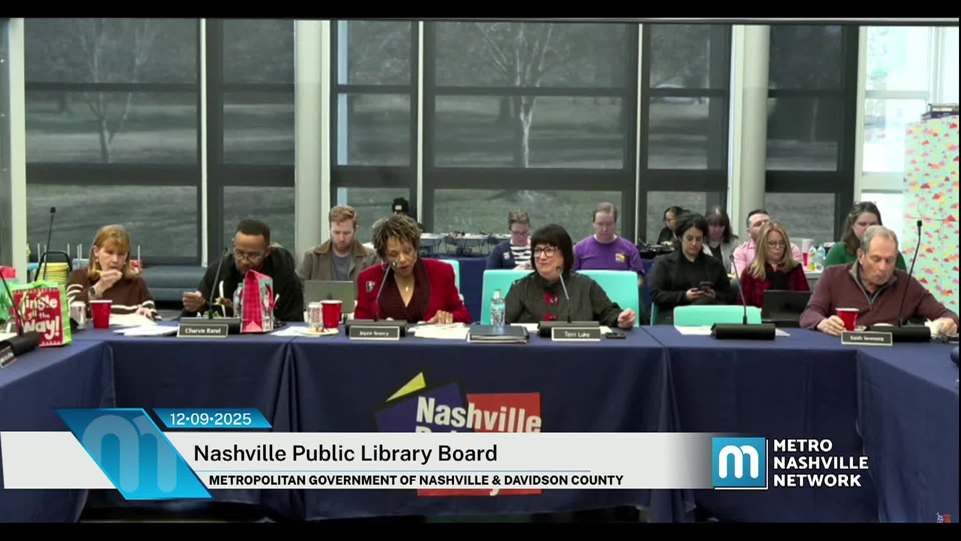 Thumbnail image for Nashville Public Library Board December 9, 2025