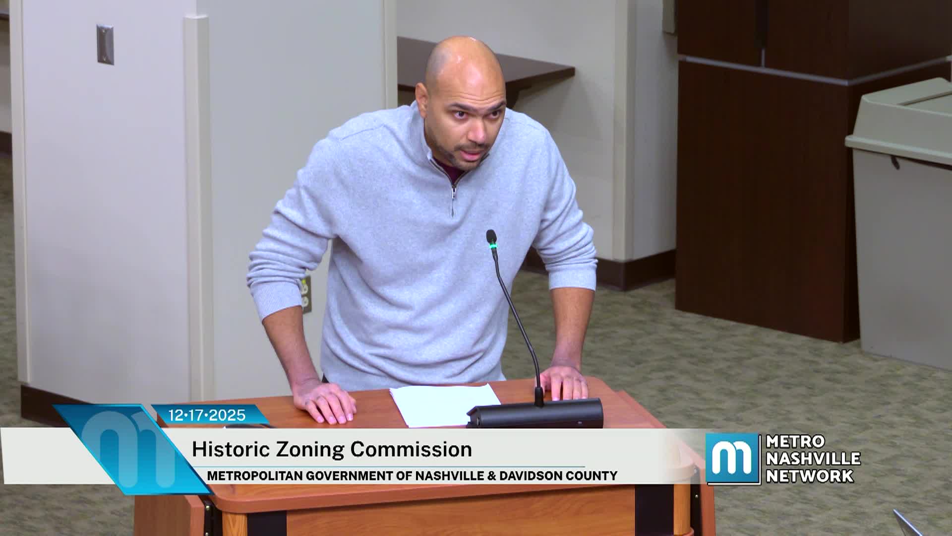 Thumbnail image for Historic Zoning Commission December 17, 2025