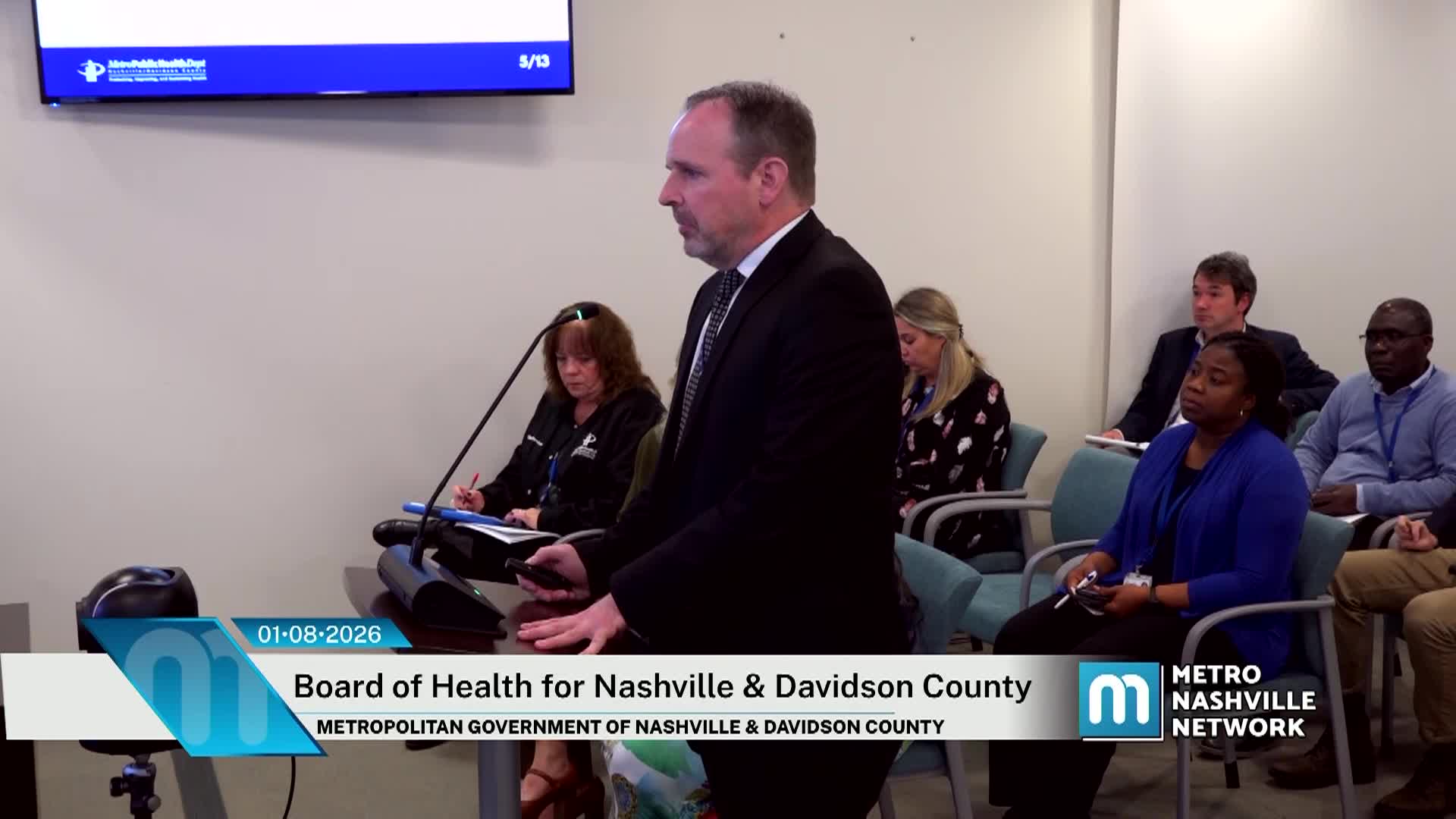 Thumbnail image for Board of Health for Nashville and Davidson County January 8, 2026