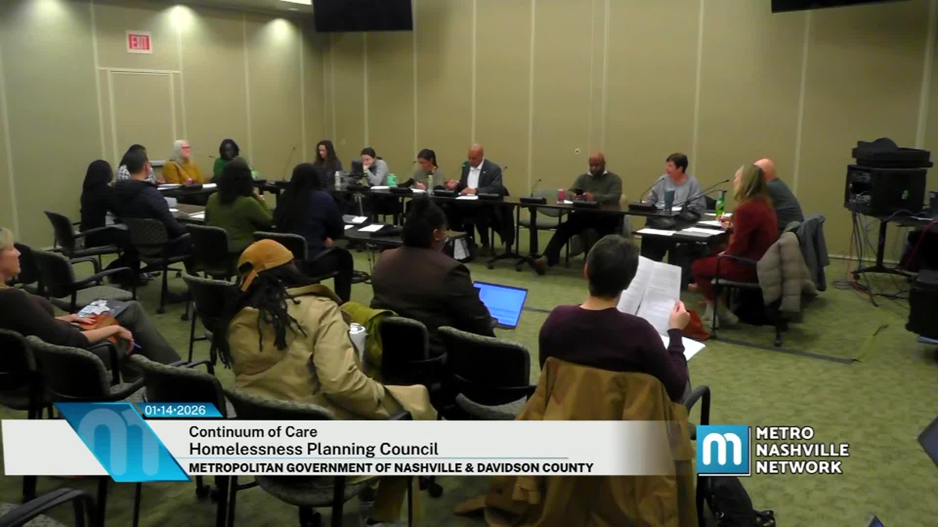 Thumbnail image for Continuum of Care: Homelessness Planning Council January 14, 2026