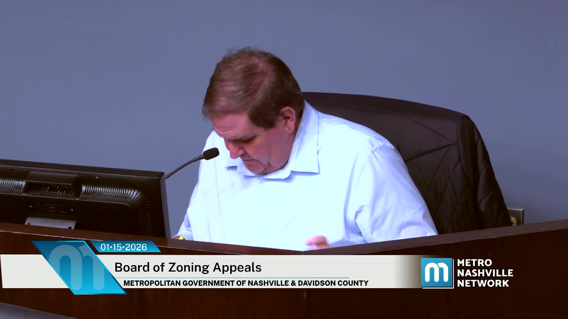Thumbnail image for Board of Zoning Appeals January 15, 2026